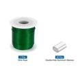 thumbnail image 3 of 262Ft Wire Rope 304 Stainless Steel Cable 1/32" Vinyl Coated with 20pcs Aluminum Sleeves Green, 3 of 7