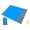 Color:Main body blue plus, variant on Travel Beach Blanket Large Size Sand Proof Picnics Pad for 1-6 Adult, Waterproof Foldable Beach Mat with 4 Corner Stakes