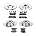 thumbnail image 3 of PowerStop Front and Rear Z23 Evolution Sport Carbon-Fiber Ceramic Brake Pad and Drilled & Slotted Rotor Kit Fits: HONDA Select Models K2430, 3 of 10