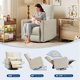 thumbnail image 3 of Yeshouse 360° Rocker giratorio Recliner para adultos, planeplaneinfantil Recliner con masaje y calefacción, silla mecedora con bolsillo lateral, titulares de la taza y puerto de carga USB, 3 of 9