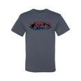 thumbnail image 2 of Red Blue and Black Ford Logo | Mens Cars and Trucks Graphic T-Shirt, Vintage Heather Blue, Large, 2 of 3