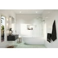 thumbnail image 3 of Albedo 34 in. x 58 in. Frameless Glass Bathtub Shower Door, 3 of 7