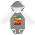 thumbnail image 3 of Inktastic Rowing Team Eat Sleep Row Repeat Boys or Girls Long Sleeve Baby Bodysuit, 3 of 5