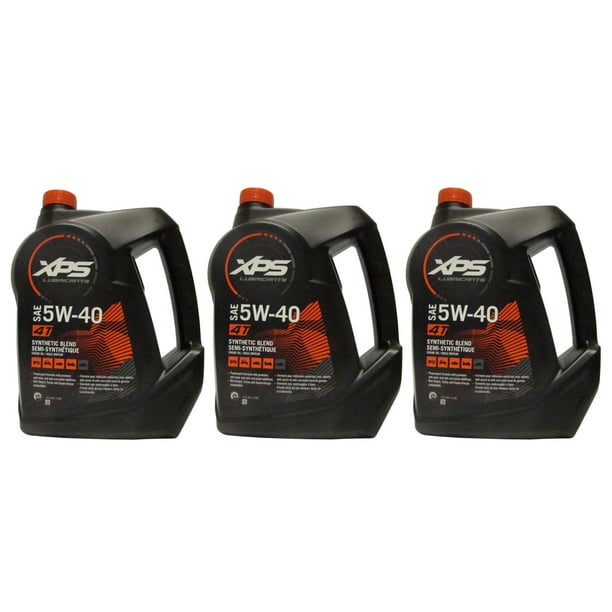 Ski Doo Can Am Sea Doo Xps 4 Stroke Summer Grade Engine Oil 3 Gallon Case 779134 Walmart Com Walmart Com