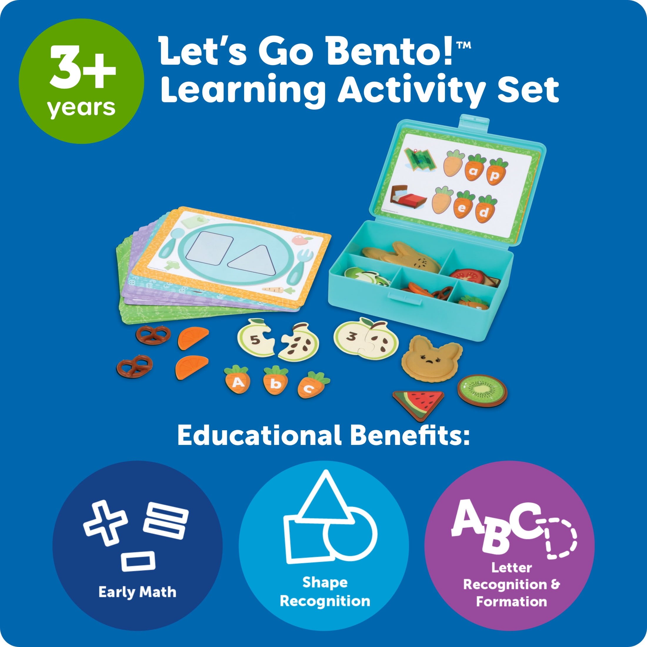 Learning Resources Let's Go Bento! Learning Activity Set, Preschool Learning Activities, Fine Motor Skills , Ages 3+