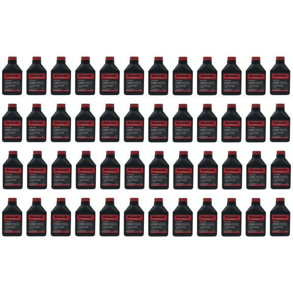 Kawasaki Engines Genuine OEM 6.4 FL OZ 2-Cycle Engine Oil 99969-6084 - 48 Pack