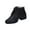 Black, variant on Pisexur Women's Winter Boots Classic Lace Up Platform Chunky Mid-Heel Square Toe Oxfords Dress Pump Shoes Lace Toe Soft Sole Thick Heeled Boots