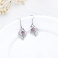 thumbnail image 3 of CACA LADY 925 Sterling Silver October Birthstone Dangle Earrings for Women Birthday Jewelry for Women, 3 of 5
