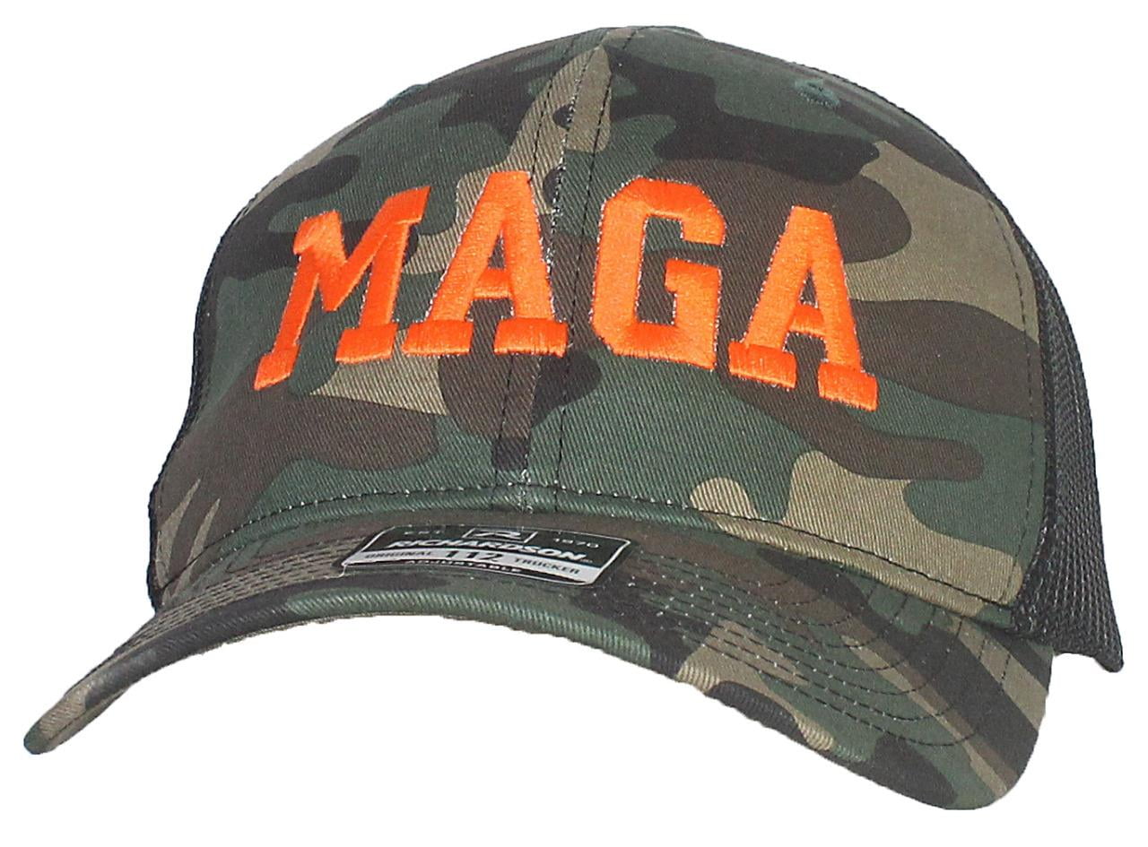 Tropic Hats Adult Embroidered MAGA Trump 6 Panel Ballcap W/Strapback Closure 