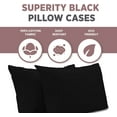 Superity Linen Pillowcases 100 Cotton Cool, Breathable, Soft