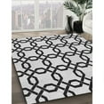 thumbnail image 2 of Ahgly Company Indoor Rectangle Patterned Light Black Novelty Area Rugs, 2' x 4', 2 of 6