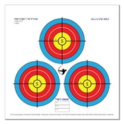 Perfect Strike ARCHERY SYSTEM Targets. CLASSIC OPS No. 003. Three Spot. 12" x 12". (24 Targets.)