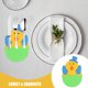 thumbnail image 3 of 2 piezas de soporte para cubiertos de Pascua, tenedores, cortadores y bolsas para utensilios con forma de pollo decorativos, 3 of 8