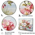 thumbnail image 3 of Designart "Beachside Apple Blossom I" Apple Blossom Floater Framed Wall Art Prints, 3 of 5