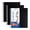 Black, variant on ONAVIA 3 Subject Notebook, College Ruled Spiral Notebook with 3 Divider Pockets, 3 Pack, 9" x 11", Poly Cover, 3 Hole Punched for College & Work, 150 Sheets, Assorted Colors