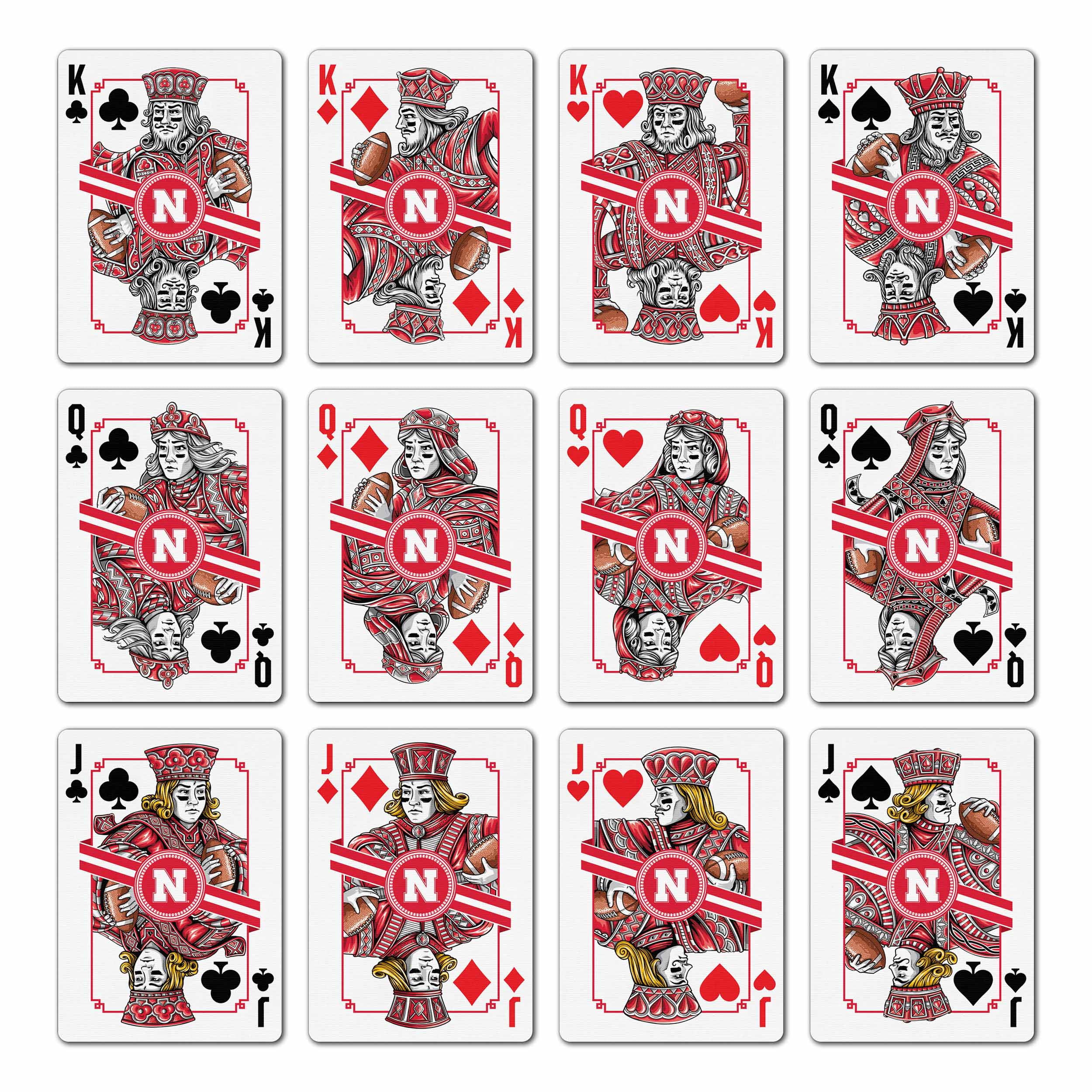 YouTheFan NCAA Nebraska Cornhuskers Classic Series Playing Cards