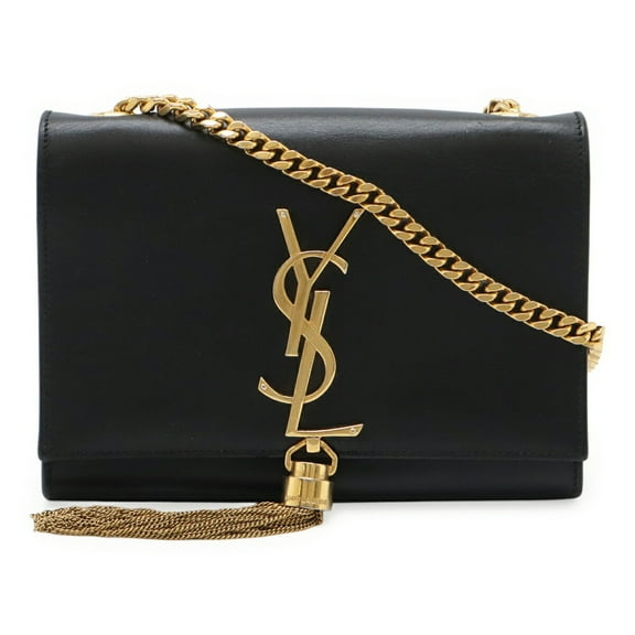 Pre-Owned Yves Saint Laurent SAINT LAURENT PARIS YSL Kate Monogram Chain Shoulder Bag in Black...