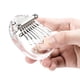 thumbnail image 2 of Piano de pulgares 8 teclas Kalimba Mini Thumb Piano Finger Piano Transparente Acrílico Teclado de dedo Instrumento musical TOMSHOO Piano de pulgares, 2 of 6