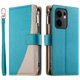 thumbnail image 4 of Funda cartera GANGXUN para OPPO Reno 13F , cuero PU con tarjetero, cremallera, correa de mano, soporte y protección 804°, 4 of 6