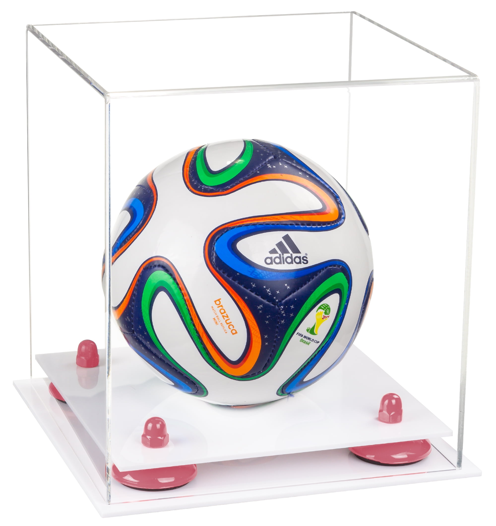 Clear Acrylic Mini Miniature (not Full Size) Soccer Ball Display Case