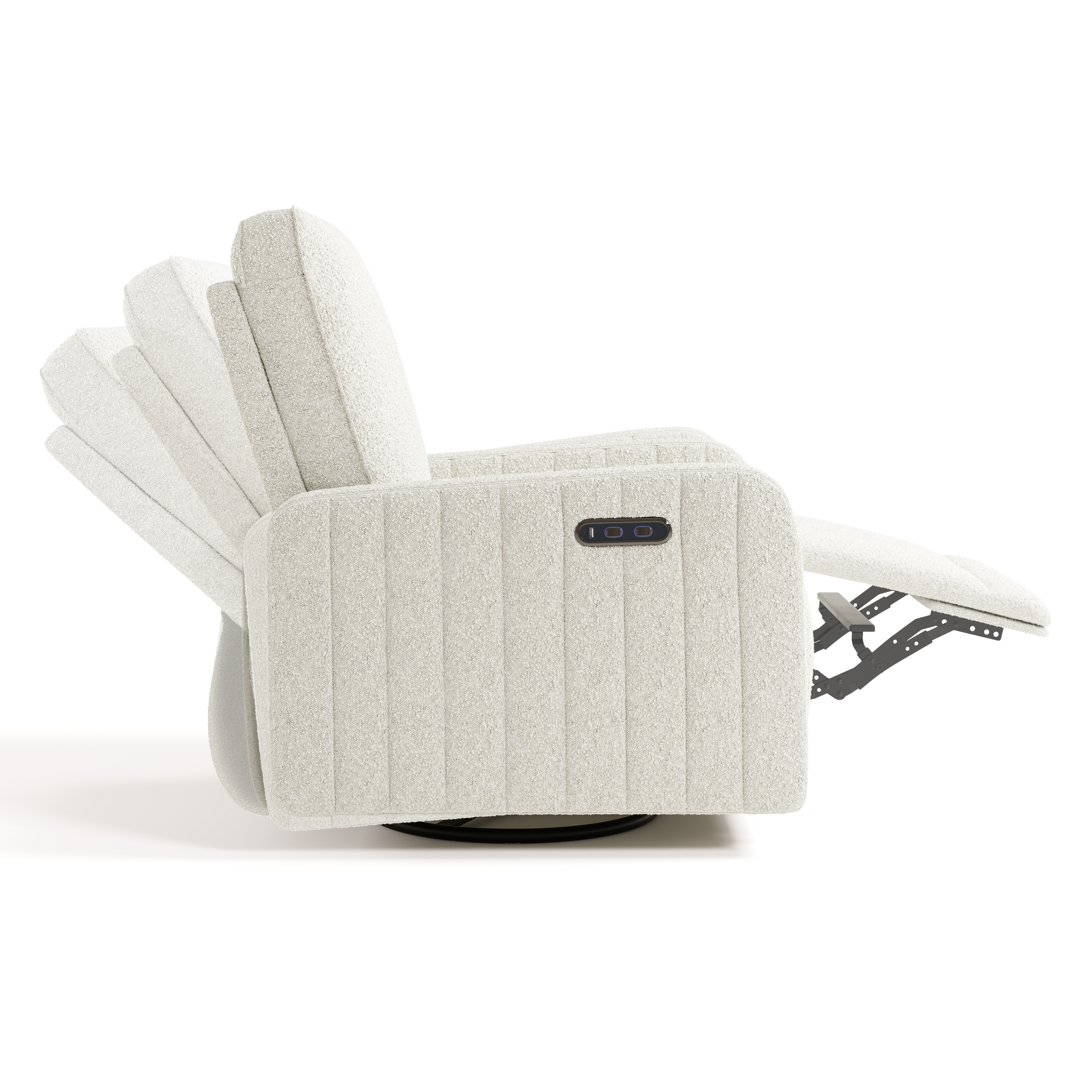 Art of Nursery by Storkcraft Kyoto Power Recliner, Ivory Boucle