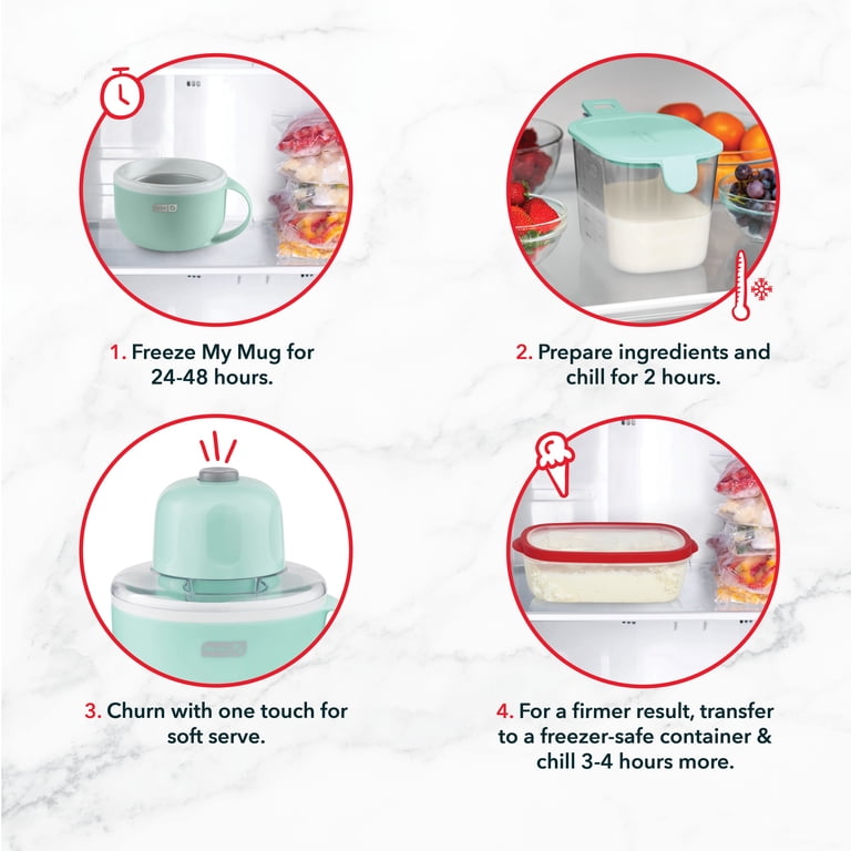 Dash My Mug Personal Ice Cream Maker, Aqua photo 5