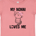thumbnail image 4 of Inktastic Nonni Loves Me Granddaughter Kitty Cat Girls Baby T-Shirt, 4 of 5