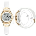 thumbnail image 6 of Digital Watch For Women Minimalist Digital Sports Watch with Alarm/Stopwatch/Back Light Waterproof Watch Gifts for Women, 6 of 8