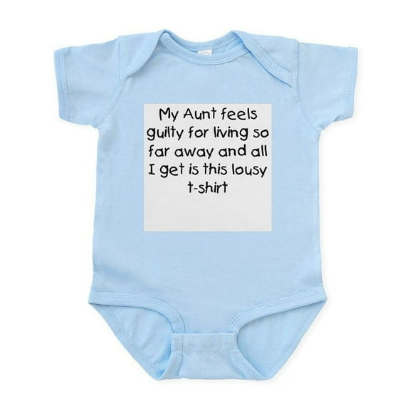CafePress - Aunt Far Away Infant Bodysuit - Baby Light Bodysuit, Size Newborn - 24 Months