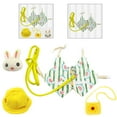 thumbnail image 4 of Conjunto de vestido para mascotas de animales pequeños, de Chinchillas de conejo, ropa para fiesta de otoño y diario Sandía_L Yinane Arnés para vestido de conejo, 4 of 7