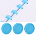 thumbnail image 6 of 12Pcs DIY Mushroom Hole Disc Binding Ring Loose Leaf Notebook Binder School Supplies(Blue 25mm), 6 of 12