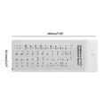 thumbnail image 6 of Standard Waterproof Arabic Languages Keyboard Stickers Letter for PC Accessories, 6 of 18