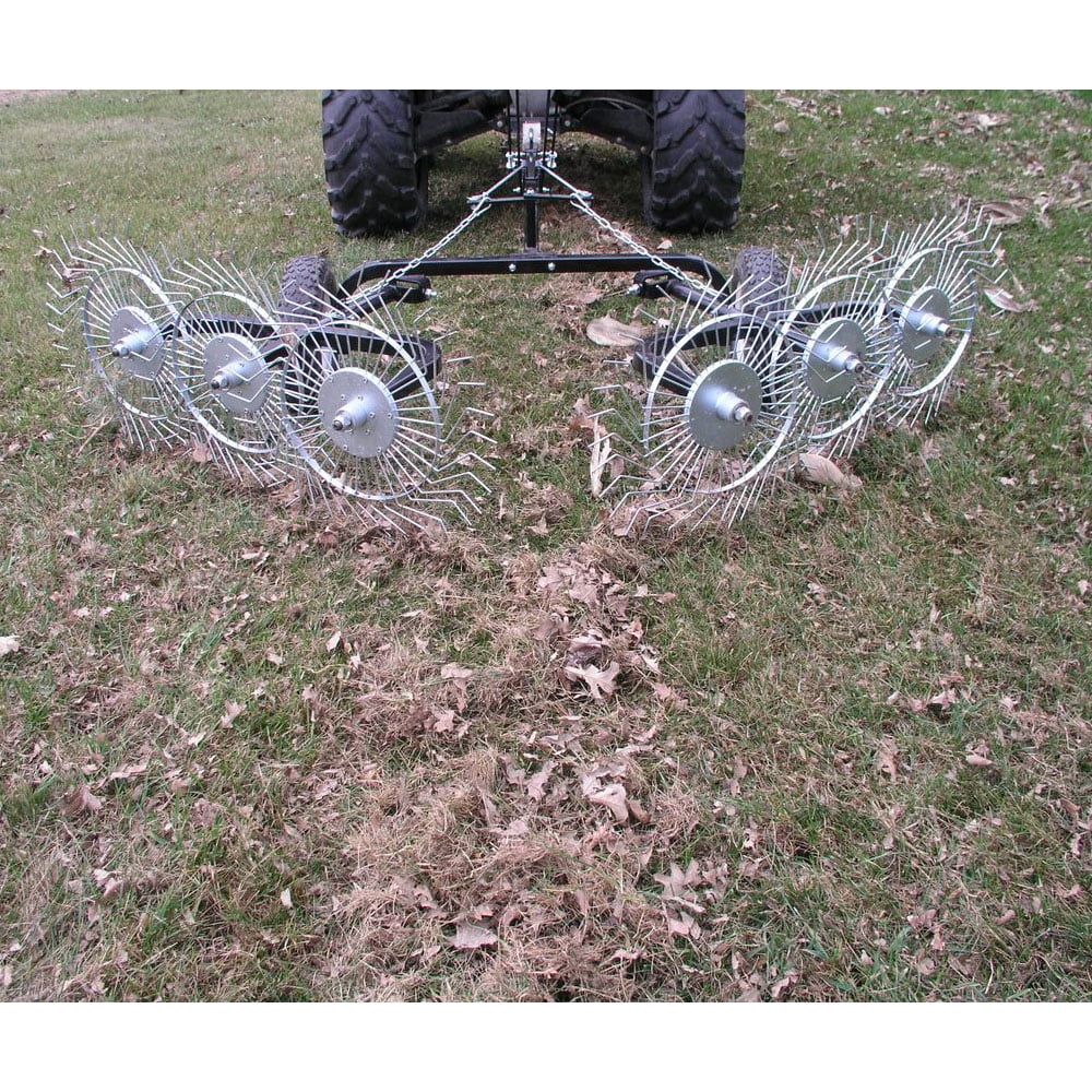 Yard Tuff ACR500T 60 In Steel Tow Behind Acreage Rake w/ Pin Style