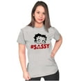 thumbnail image 4 of Vintage Betty Boop Hashtag Sassy Women's Graphic T Shirt Tees Brisco Brands S, 4 of 5