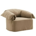 thumbnail image 5 of Modway Lark Slipcovered Fabric Oversized Armchair in Almond, 5 of 9