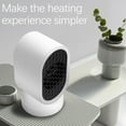 thumbnail image 4 of Nkmbld Space Heater for Indoor Use, Household Small Heater Indoor Bedroom Silent Heater, Rapid and Safe Heating for Bedroom, Office, White, 4 of 8
