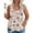Beige print, variant on Womens Plus Size Tank Tops Summer V Neck Eyelet Sleeveless Tops for Women Casual Loose Flowy Camisoles 3XL