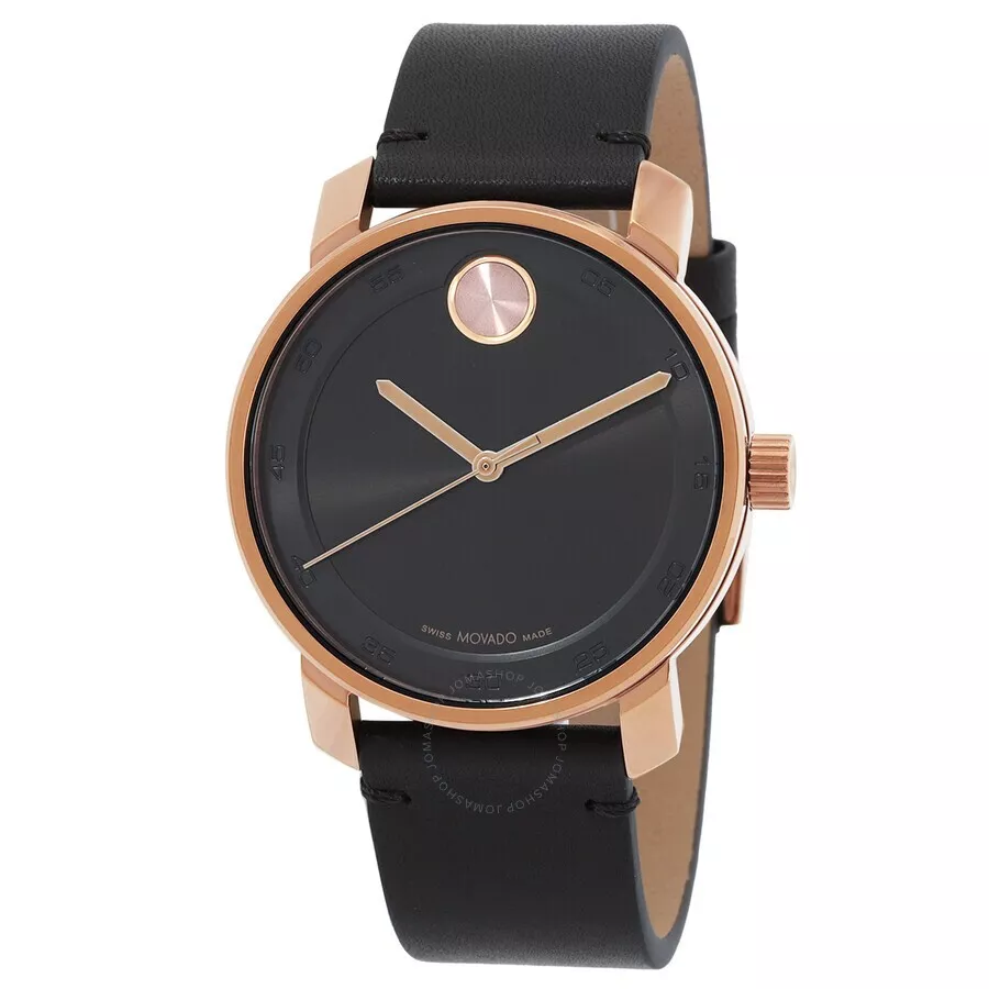 Movado Bold 3601018 Trend Element Silver Dial Brown Leather  display picture 3