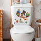 thumbnail image 5 of Pegatinas estáticas de muñecos de nieve coloridos y divertidos para decorar y embellecer el baño., 5 of 7