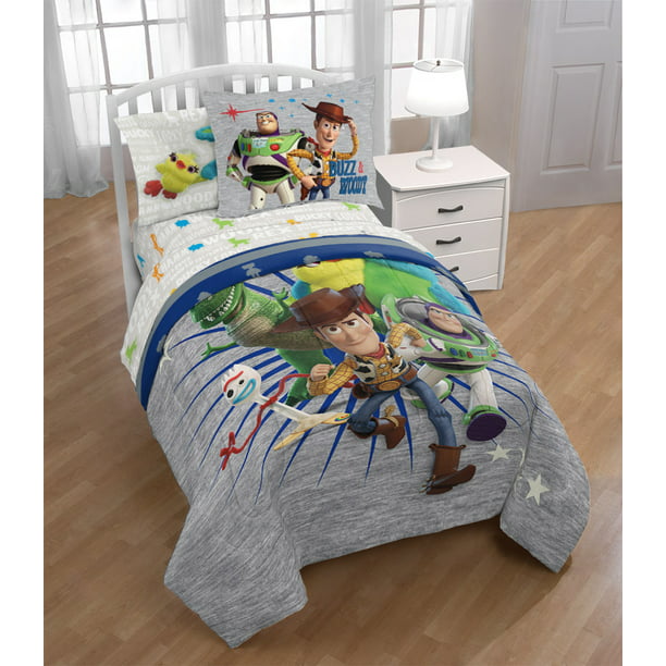 Disney Toy Story 4 Kids Bed In A Bag, Disney Bed In A Bag Twin
