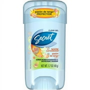 Scent Expression Clear Gel Deodorant Pasion De Tango BY Secret Deodorant Stick 1.7 oz Women