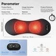 thumbnail image 5 of 3-in-1 Electric Lumbar Support Pillow | Triple Fusion Back Massager with Vibration & Traction for Lower Back Pain Relief, Ideal for Bed, Chair & Home Office, 5 of 6