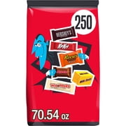 Hershey Assorted Flavored Halloween Candy, Bulk Bag 70.54 oz, 250 Pieces