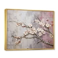 thumbnail image 2 of Designart "Apple Blossom euphony VII" Apple Blossom Floater Framed Canvas Print, 2 of 7