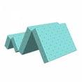 thumbnail image 2 of Orient Foldable Mattress, Geometric Eastern Motif, 74.8" x 35.4", Pale Teal White, by Ambesonne, 2 of 6