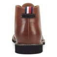 thumbnail image 2 of TOMMY HILFIGER Mens Brown Comfort Gervis Round Toe Block Heel Lace-Up Chukka Boots 9 M, 2 of 4