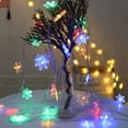 thumbnail image 1 of Luces de Copo de Nieve, Cadena de Luces de LED de Copo de Nieve, Decoración Interior y Exterior Navideña y Año NuevoColor6 metros 40 luces, 1 of 3
