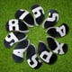 thumbnail image 5 of 10 Uds. Funda para palos de Golf, funda protectora para cabeza de Golf para deportes (figura blanca y negra) Ndcxsfigh Para Estrenar, 5 of 9