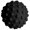 1 Black Massage Ball, variant on NCQ Massage Ball Set, Plantar Fasciitis Relief Foot Pain Therapy - Trigger Point, Heel Spur, Sore Muscle- Back, Arm, Neck, Shoulder, Leg Circulation Roller