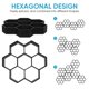 thumbnail image 3 of unbranded Para Pavimento De Jardín Hexagonal Fácil Uso Para Senderos Patios Color Negro, 3 of 8